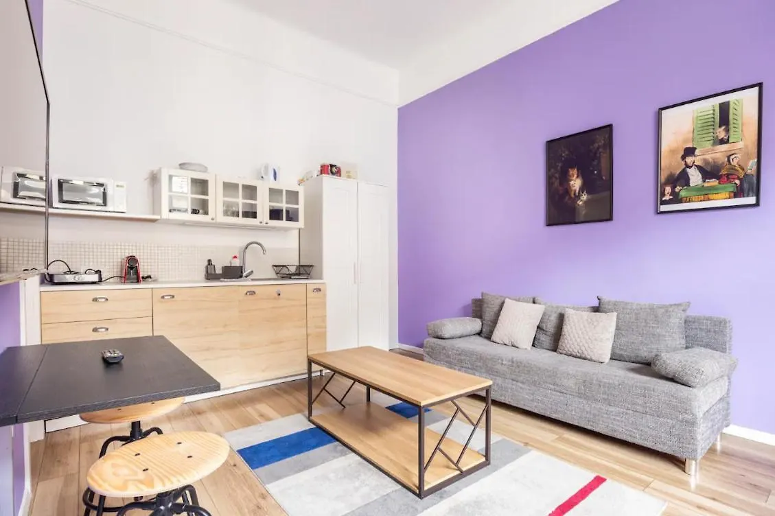 Stylish Purple Suite In Heart Of Budapest